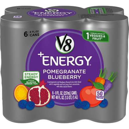 V8 Energy Pomegranate Blueberry 8 oz. Per Bottle, PK24 -  000019624